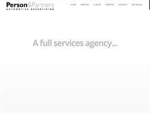 Tablet Screenshot of personandpartners.com
